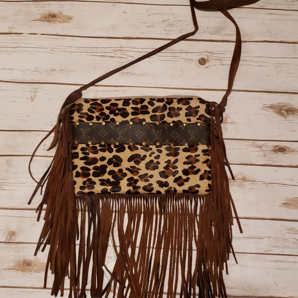 Louis Vuitton upcycled leather bag
